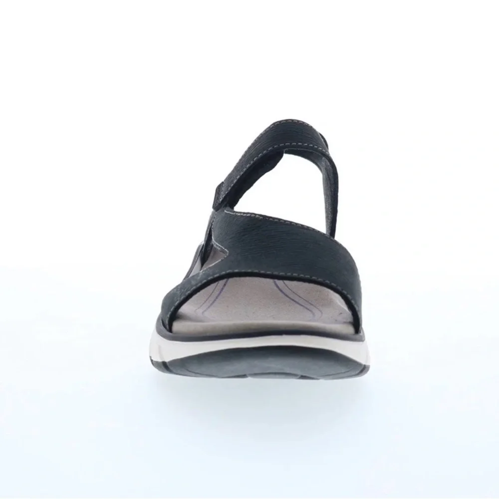 Bionica Cybele 3 BI0026001 Women Black Leather Strap Sport Sandals Shoes Size 8M - Picture 6 of 6